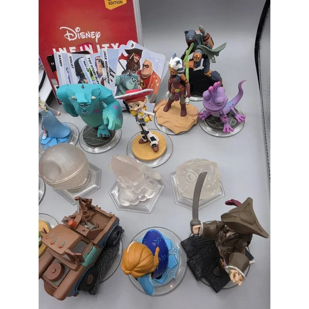 Disney Infinity 3.0 PS3 Game With Portal And Figures Lot